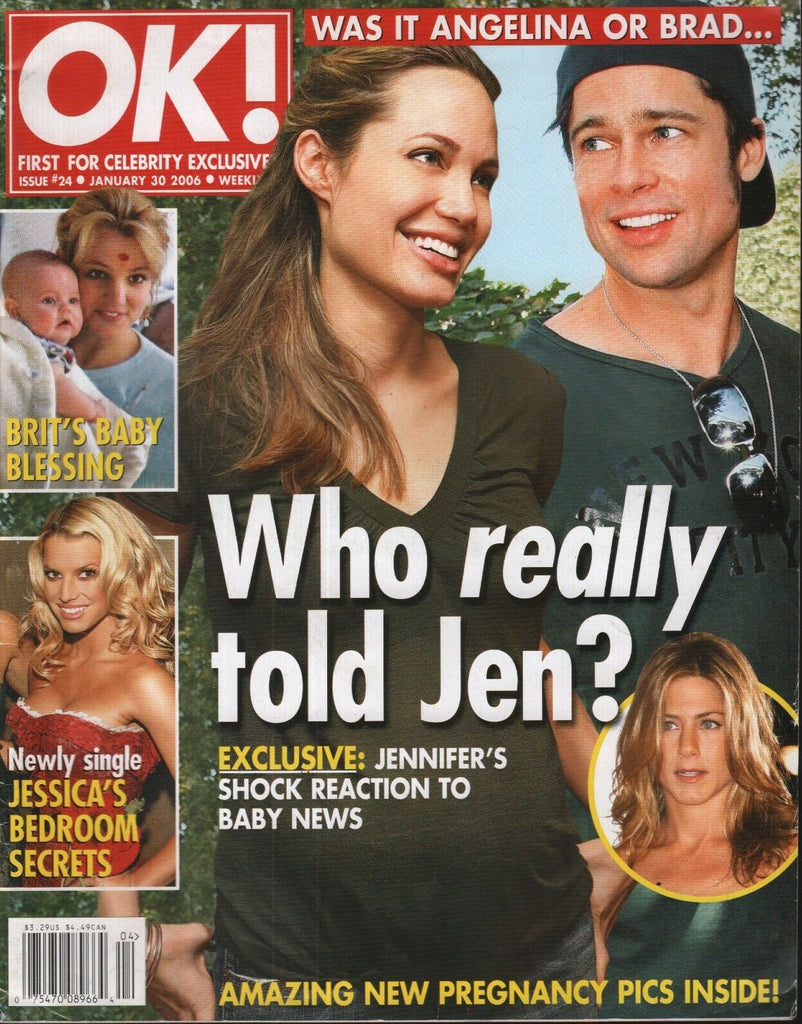 OK! Magazine January 30 2006 Brad Pitt Angelina Jolie 111518AME2
