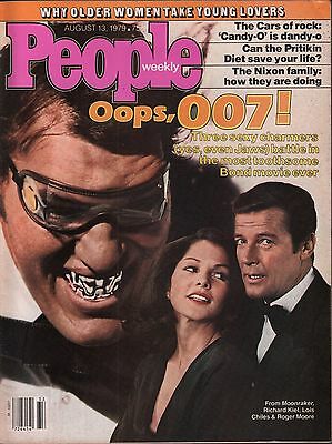 People Weekly August 13 1979 Roger Moore, Lois Chiles VG 012816DBE