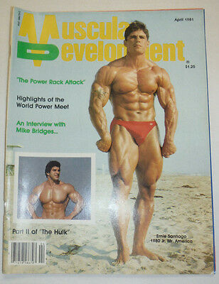 Muscular Development Magazine Hulk Lou Ferrigno April 1981 120314R – mr ...