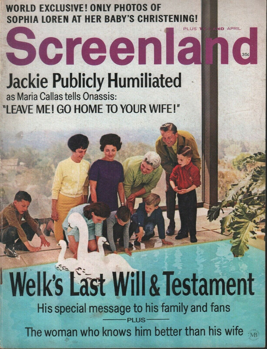 Screenland April 1969 Jackie Kennedy Maria Onassis Maria Callas 072219