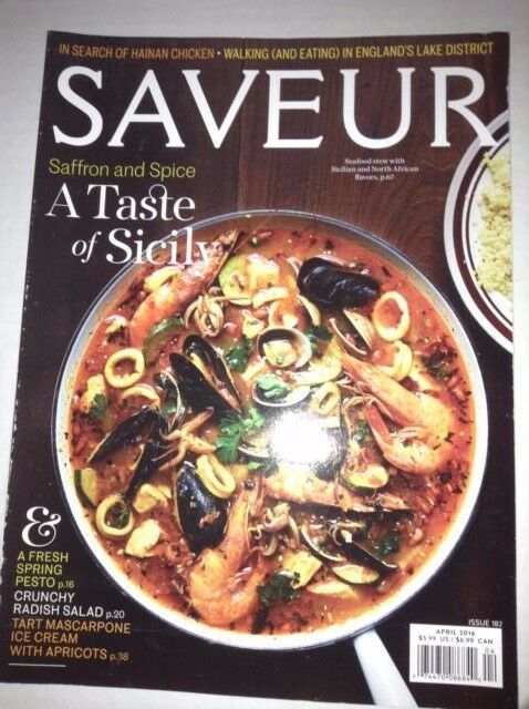 Saveur Magazine Taste Of Sicily April 2016 040117NONRH