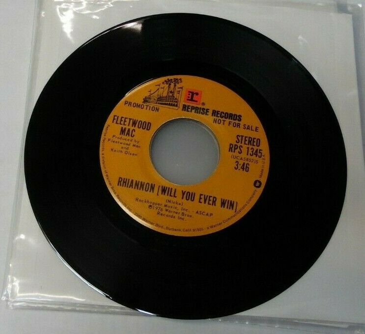 Fleetwood Mac Rhiannon will you ever win 45 RPM PROMO RPS1345 022220LLE45