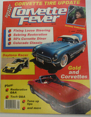Corvette Fever Magazine Gold And Corvettes Daytona Racer January 1989 050215R