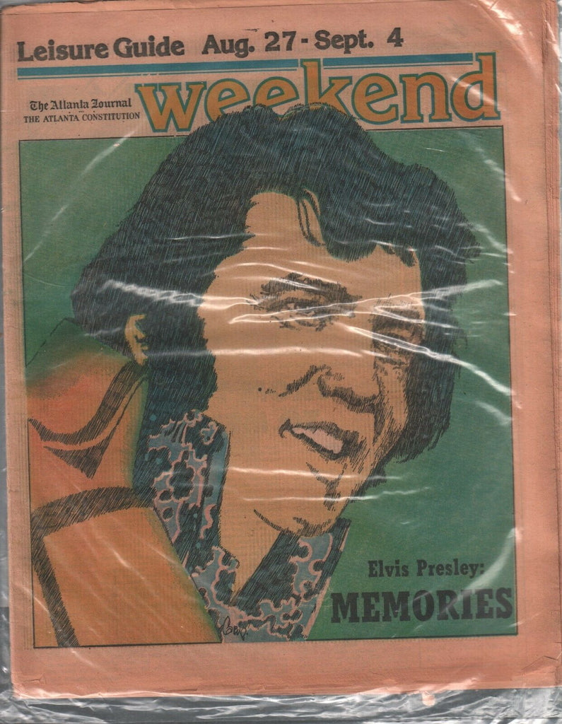 Atlanta Journal Weekend Aug 27-Sept 4 1977 Elvis Presley Memories 020320AME
