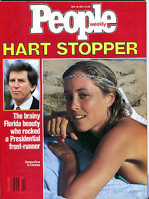 People Magazine May 18 1987 Gary Hart Donna Rice EX 012216jhe