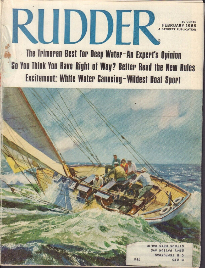 Rudder February 1966 White Water Canoeing w/ML 042117nonDBE
