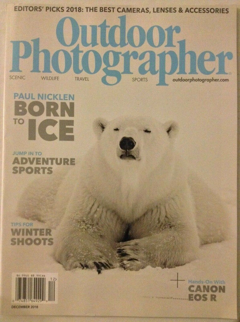 Outdoor Photographer Magazine Paul Nicklen Born Ice December 2018 022219nonrh