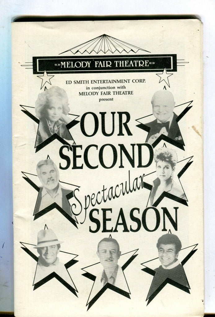 1988 Melody Fair Theatre Entertainment Guide EX 101916jhe