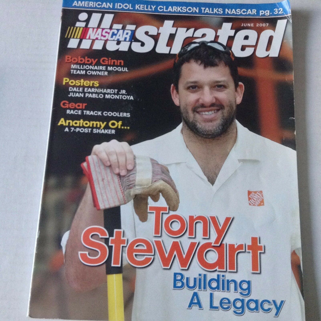 Nascar Illustrated Magazine Tony Stewart Bobby Ginn June 2007 061917nonrh