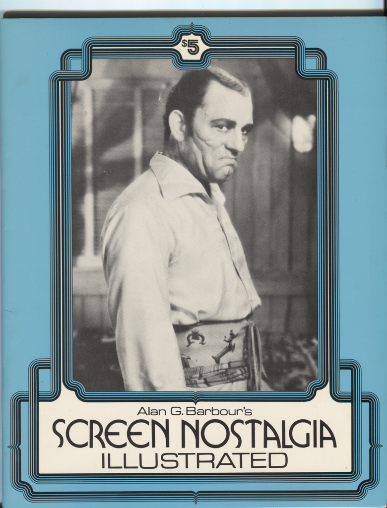 Alan G Barbour's Screen Nostalgia Illustrated #13 1975 RARE 062420DBE