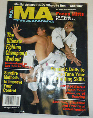 MA Training Magazine Dynamic Drills For Fighting Skills November 1994 121214R2