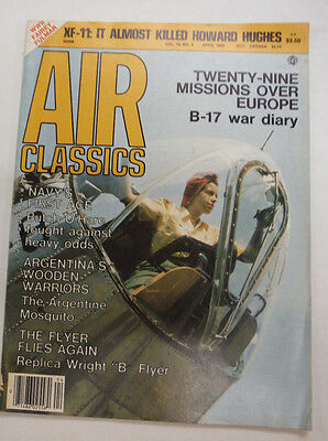 Air Classics Magazine Navy's Butch O' Hare B-17 War April 1984 052015R