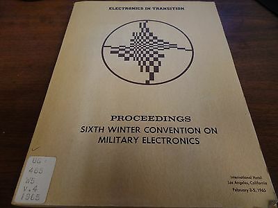 Sixth Winter Convention Military Electronics 1965 v4 Ex-FAA Library 022916ame2