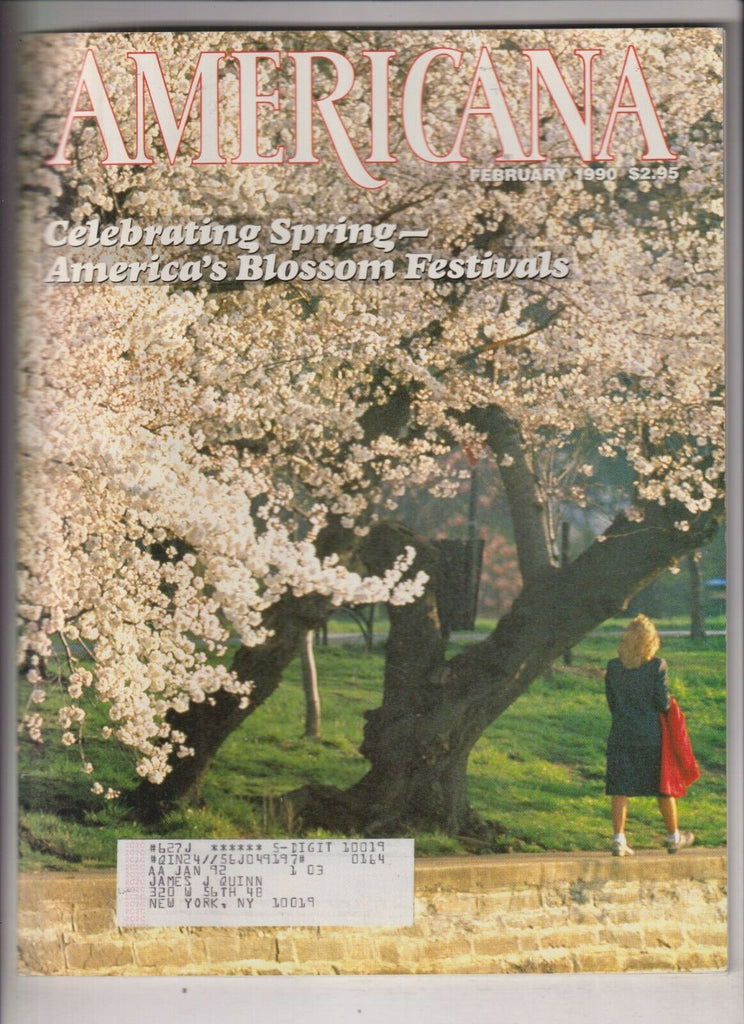 Americana Mag America's Blossom Festivals February 1990 040120nonrh
