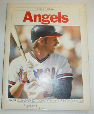 California Angels MAgazine 1979 Blue Jays Scorebook Vol.3 No.13 1979 123114R2