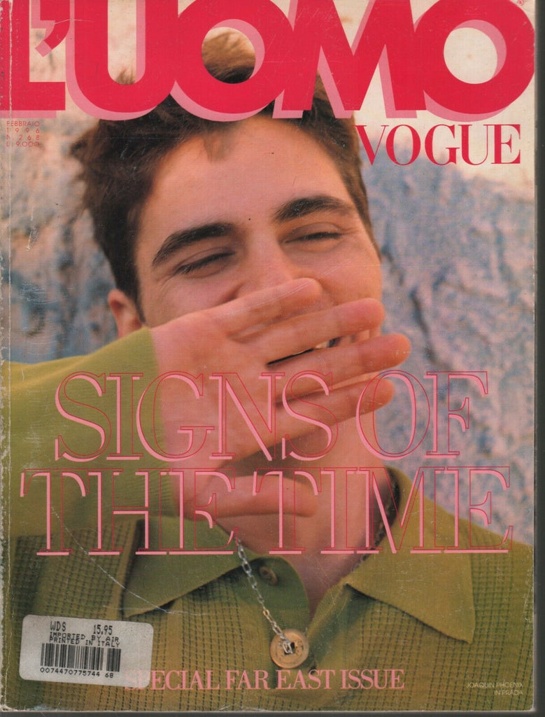 L'uomo Vogue Fashion Magazine February 1996 Joaquin Phoenix 012721ame2
