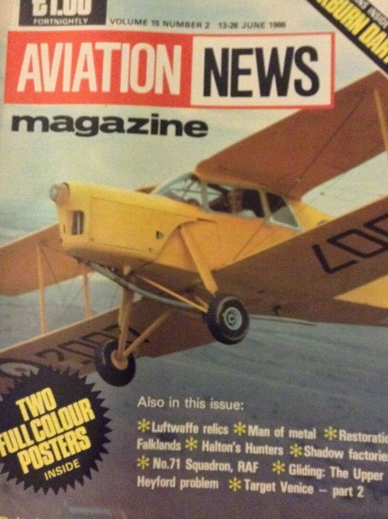 Aviation News Magazine Blackburn Dart June 13-26, 1986 021119nonrh