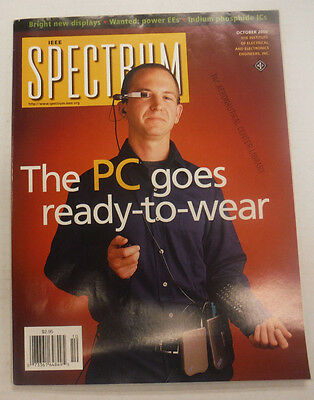 IEEE Spectrum Magazine The PC Goes Ready To Wear October 2000 FAL 061815R