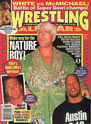 Wrestling Heroes & Villains All Stars October 1997 Ric Flair VG 050416DBE
