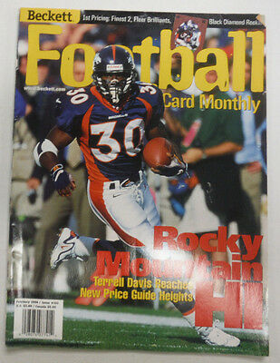 Football Card Monthly Magazine Terrell Davis February 1999 070815R