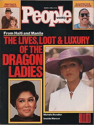 People Weekly March 3 1986 Michele Duvalier, Imelda Marcos VG 012816DBE