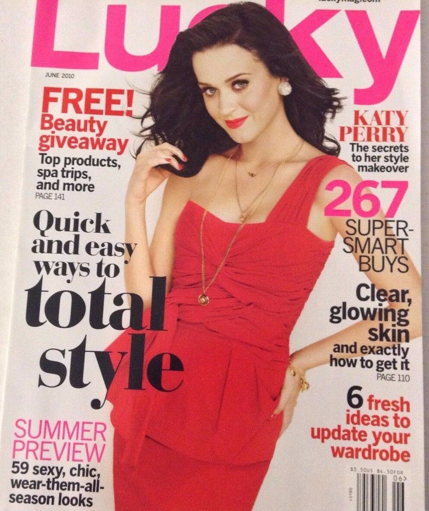 Lucky Magazine Katy Perry Clear Skin June 2010 NO ML EXC 072617nonrh