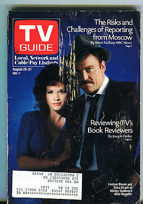 TV Guide Magazine August 25-31 1984 Lindsay Bloom VG 041916jhe