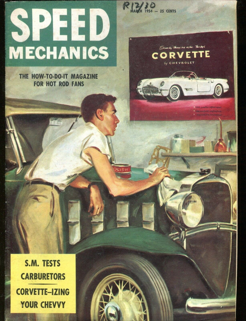 Speed Mechanics Magazine March 1954 S.M. Tests VG No ML 011017jhe