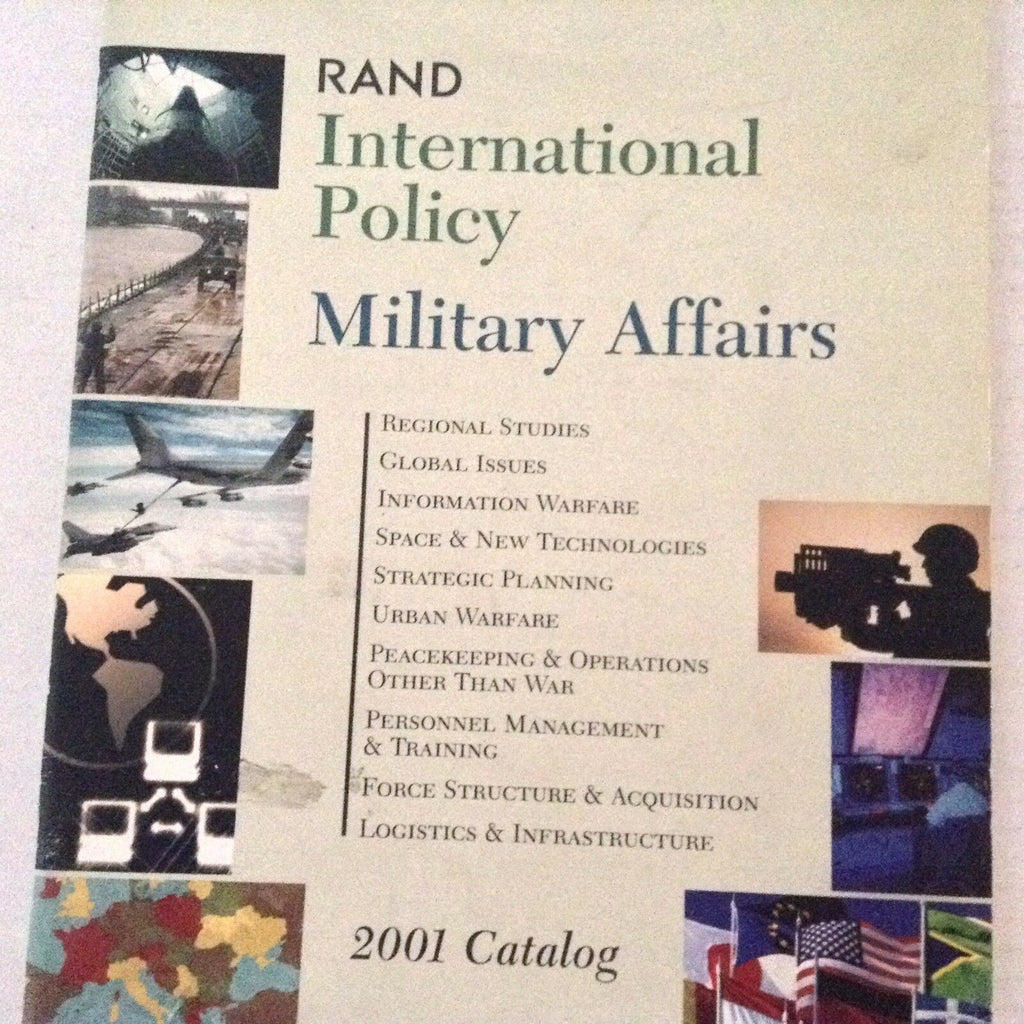 Rand Military Affairs Magazine Regional Studios, Issues 2001 Catalog 071617nonrh