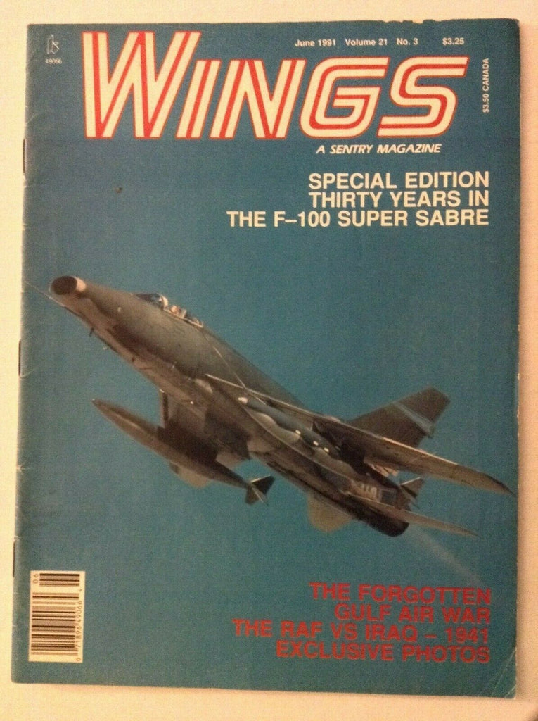 Wings Magazine 30 Years Of The F-100 Super Sabre June 1991 050319nonrh