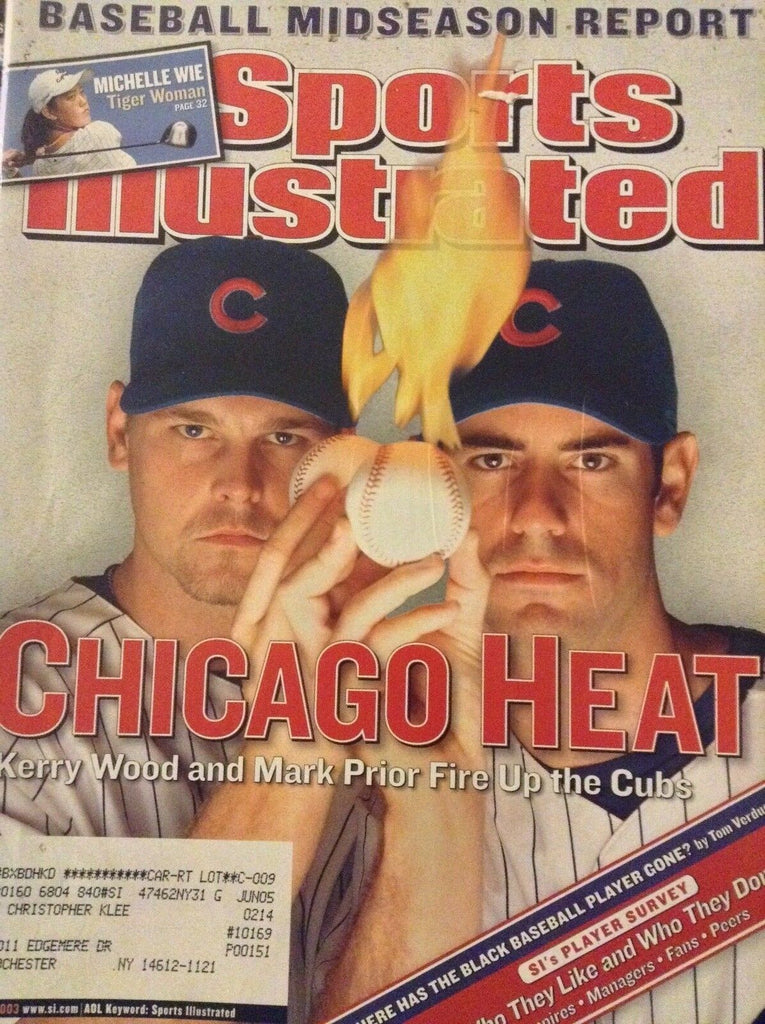 Sports Illustrated Magazine Kerry Wood & Mark Prior July 7, 2003 120118nonrh