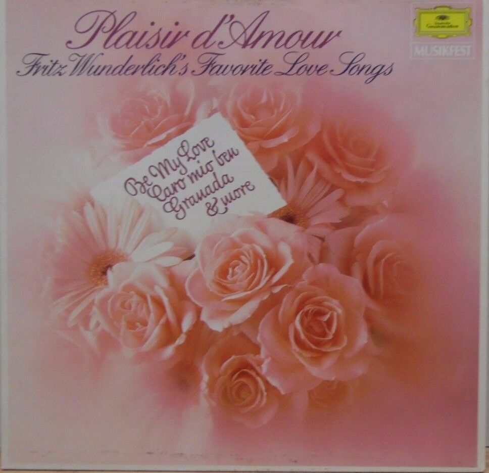 Plaisuir D'Amour Fruit Wunderlichs Favorite Love Songs Musikfest 33rpm 072817DBE