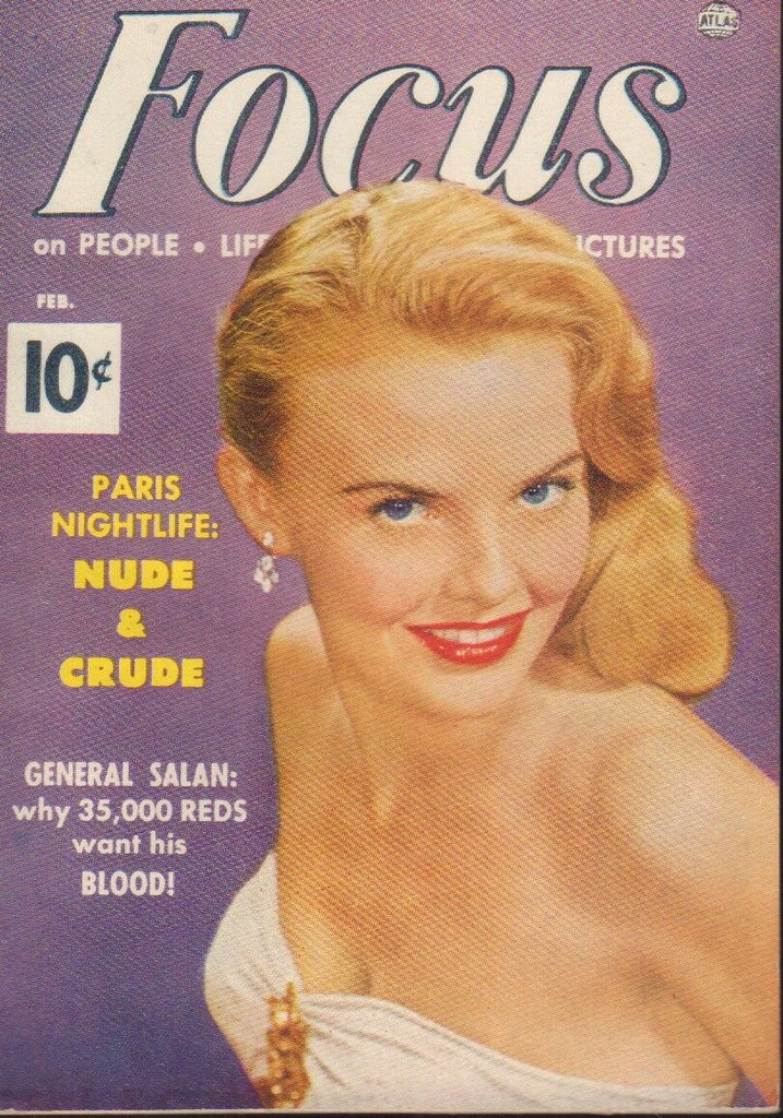 Focus Digest February 1953 Folies Bergere Cheesecake Pin Up 091318AME2