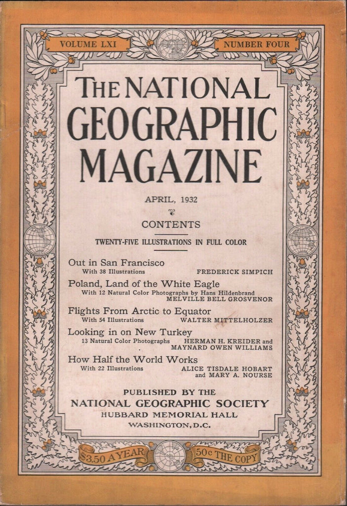 National Geographic April 1932 Out in San Francisco 020617DBE2