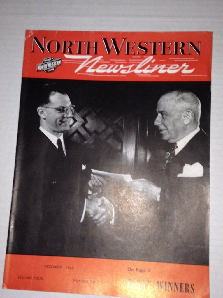 North Western Newsliner Magazine Essay Winners December 1948 012217rh