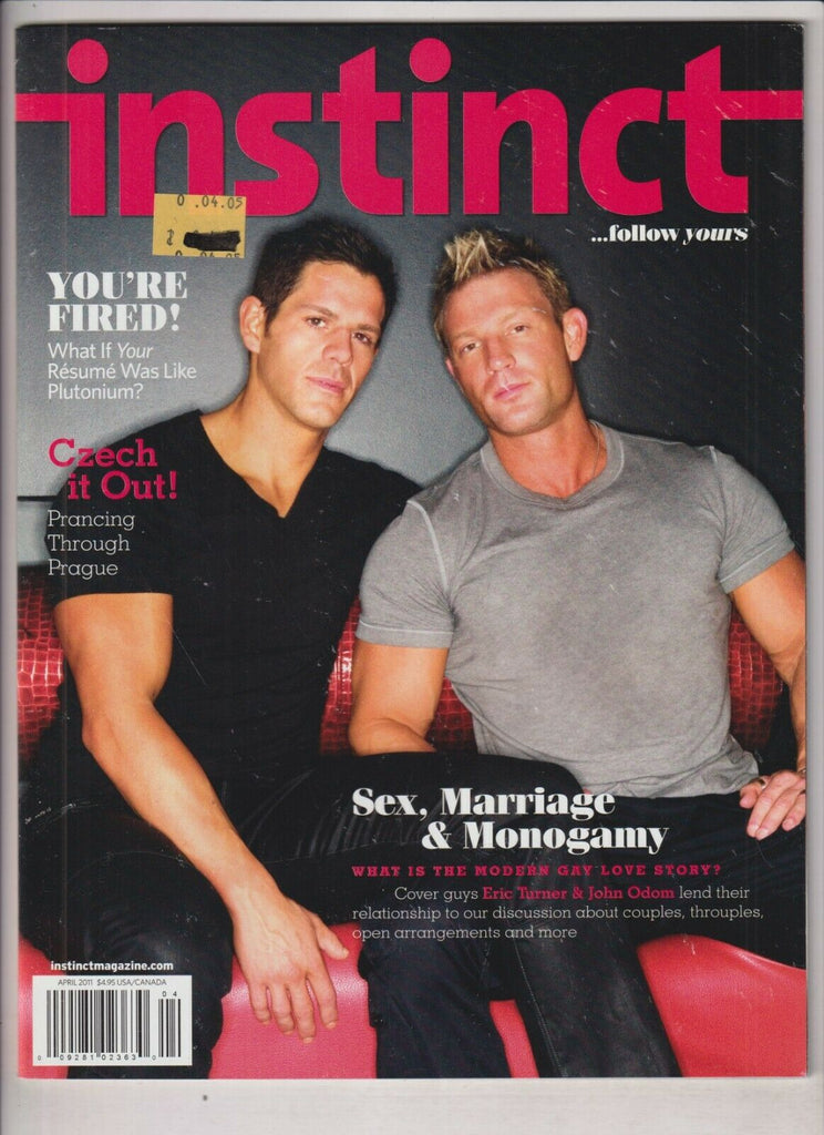 Instinct Gay Interest Magazine Eric Turner & John Odom April 2011 030320nonr