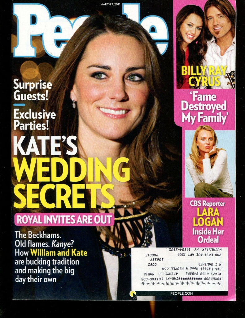 People Magazine March 7 2011 Kate Middleton EX w/ML 122716jhe