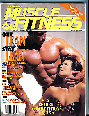 Muscle & Fitness Magazine February 1990 Get Lean Stay Lean EX 072916jhe