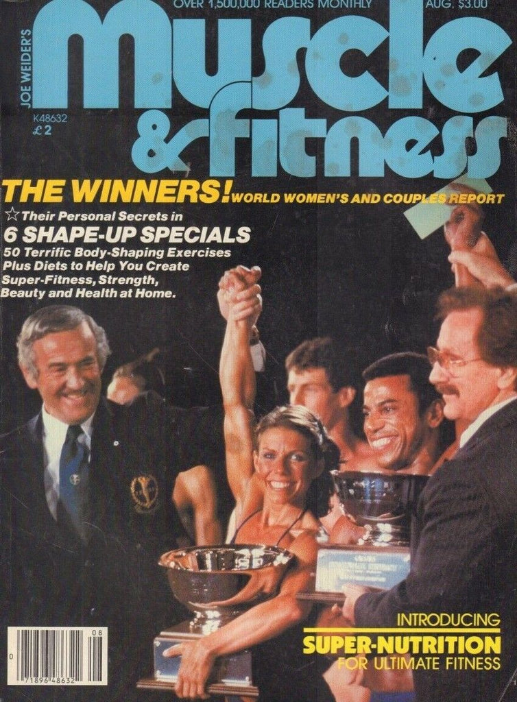 Muscle & Fitness August 1981 Lou Ferrigno Arnold Schwarzenegger 121718DBE