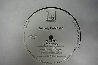 Smokey Robinson Sleepin' In PROMO 33RPM 011316 TLJ3