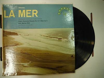33 RPM Vinyl Debussy: La Mer Harmony HL 7058 120814KME