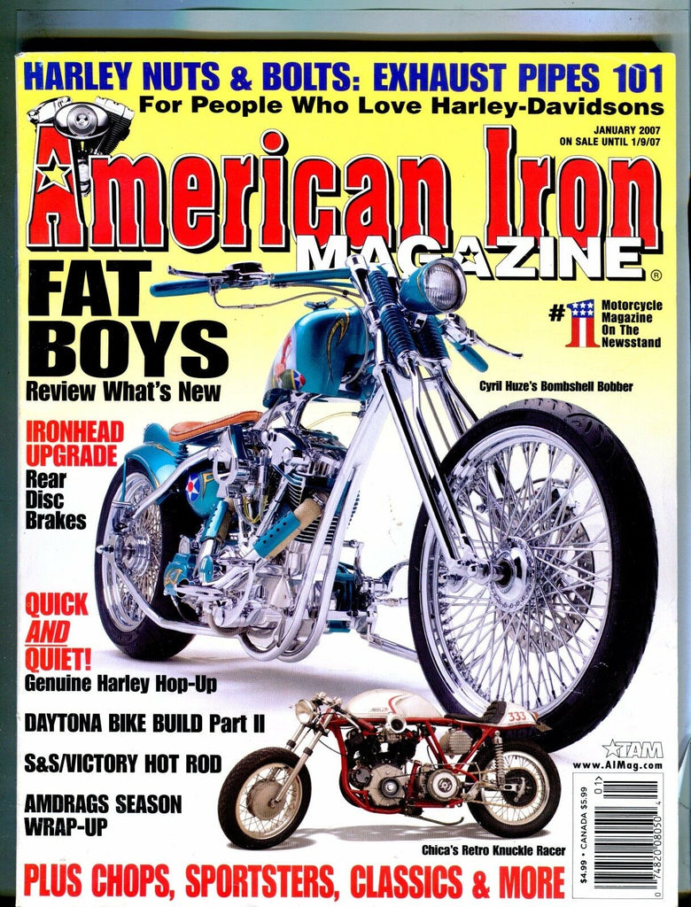 American Iron Magazine January 2007 Fat Boys EX No ML 022317nonjhe