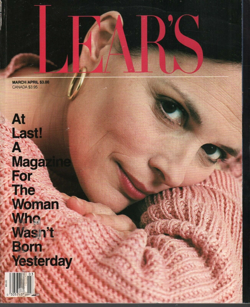 Lear's March/April 1988 First Issue Mary Weir Designer Cover 082820AME