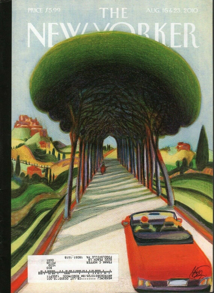 The New Yorker August 16 & 23 2010 Tuscany Lorenzo Mattotti 022420AME2