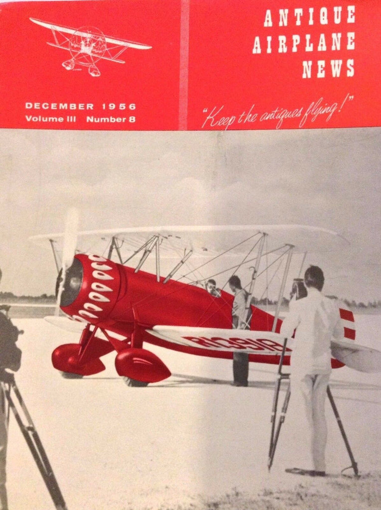 Antique Airplane News Magazine Colonel Joe Mackey December 1956 121017nonrh
