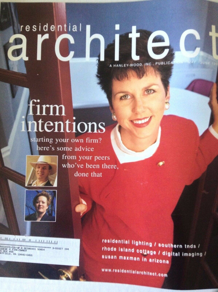 Residential Architect Magazine Firm Intentions May/June 1998 081817nonrh2