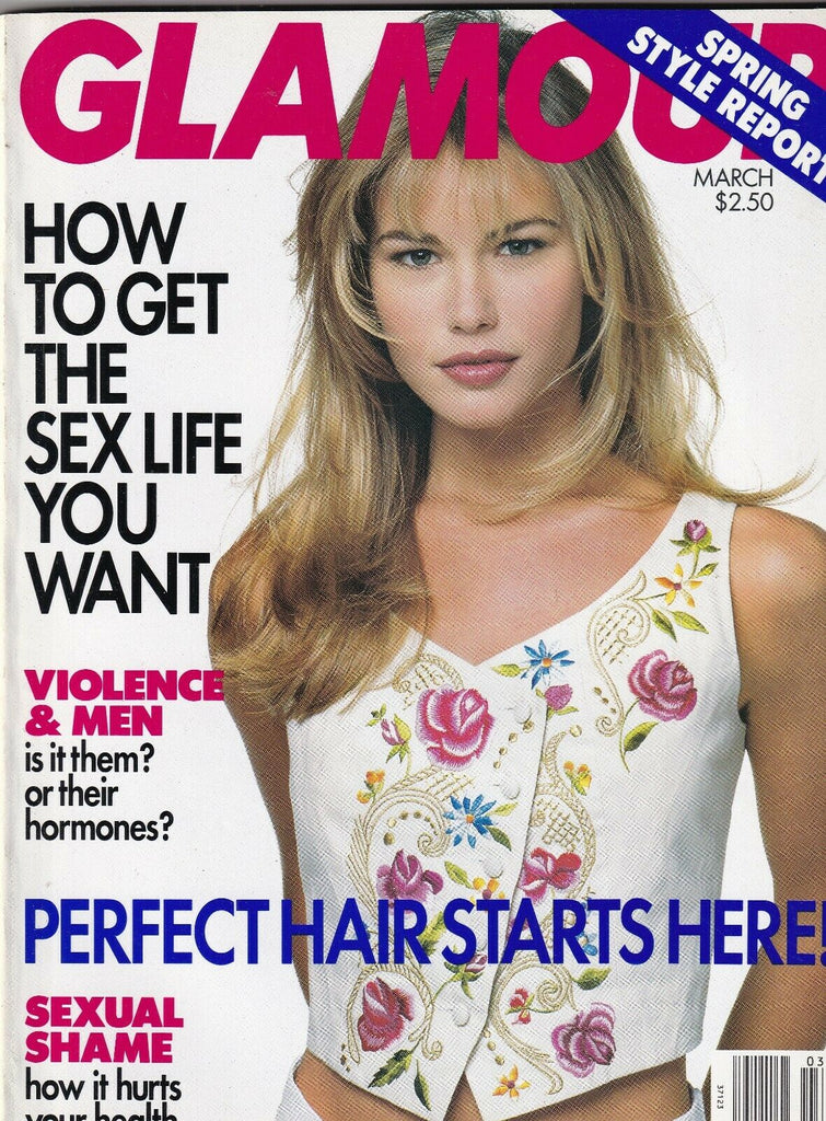 Glamour Mag Valeria Perfect Hair Starts Here March 1994 101819nonr