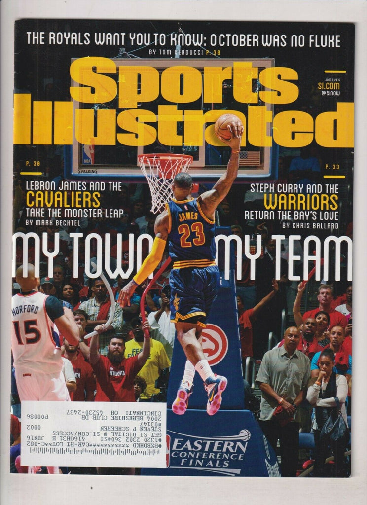Sports Illustrated Lebron James Steph Curry June 1, 2015 022620nonr