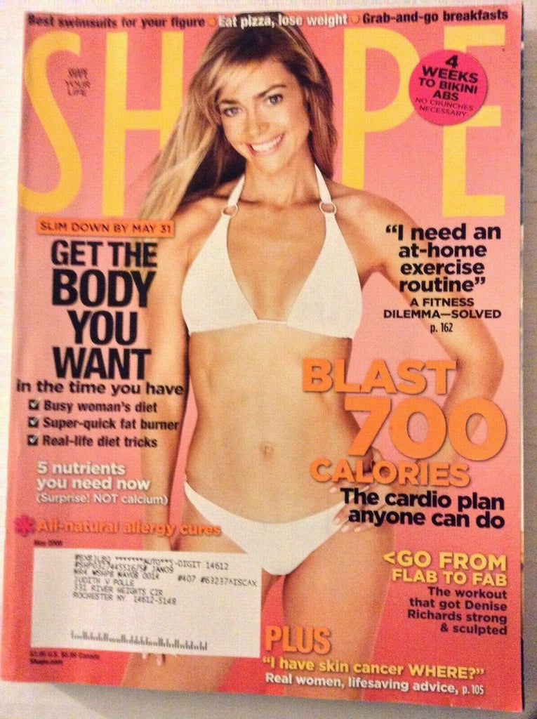 Shape Magazine Denise Richards Blast Calories May 2008 031819nonrh