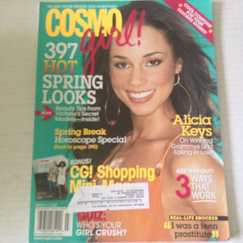 Cosmo Girl! Magazine Alicia Keys Hot Spring Looks March 2006 051717nonrh